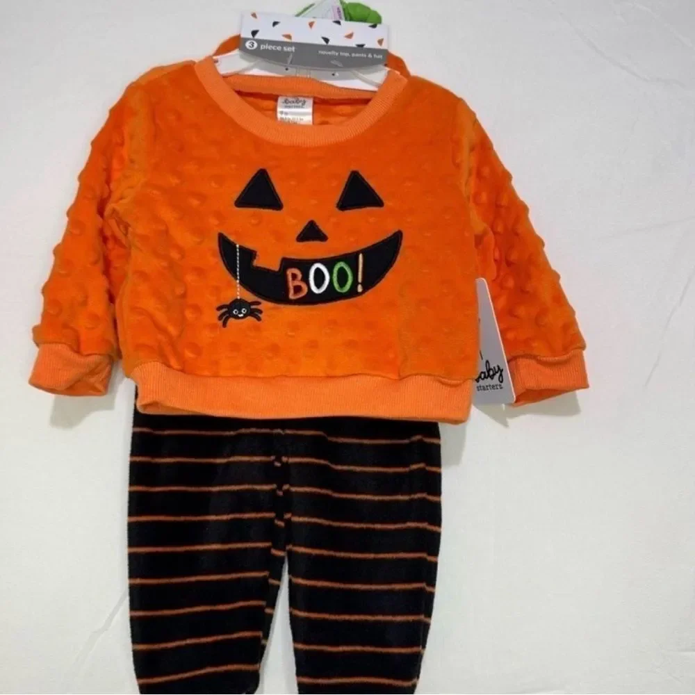 Baby Halloween three-piece set